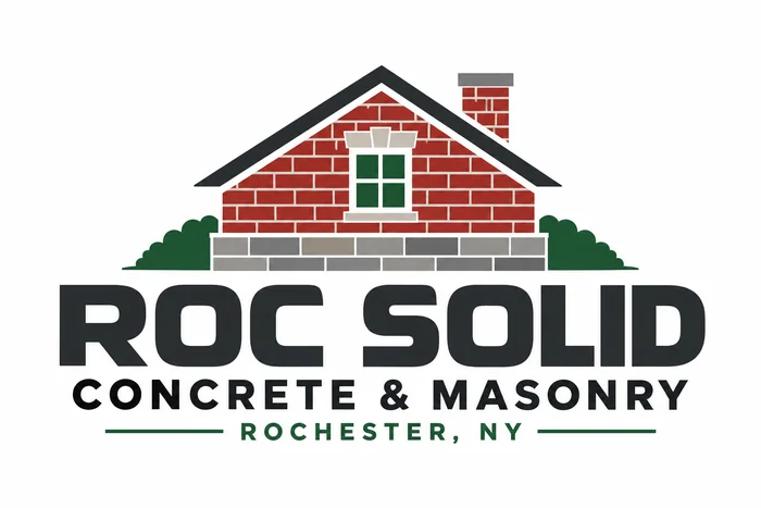 Roc Solid brick home and masonry logo